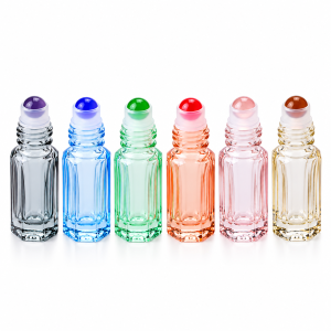 Colorful Glass Roll-On Bottles with Glass Roller Balls