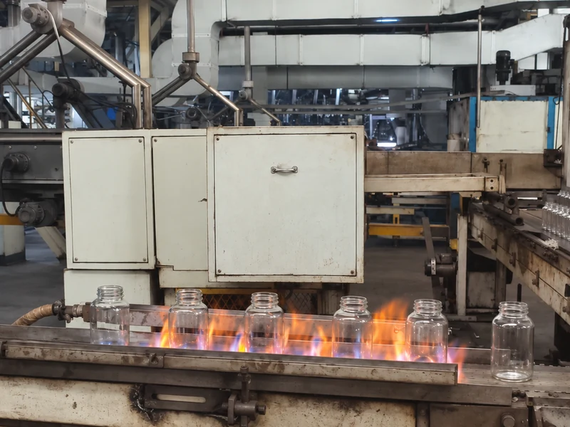 Glass Forming in glass bottle production