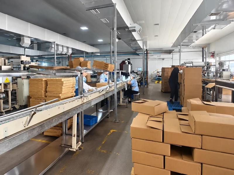 Protective Packing in glass bottle production