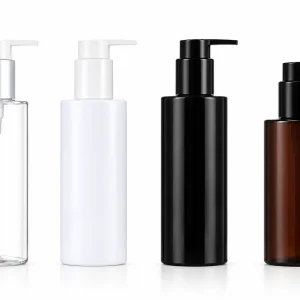 Luxury Cylindrical Lotion Pump Bottle with Modern Dispenser — LB019 — main product