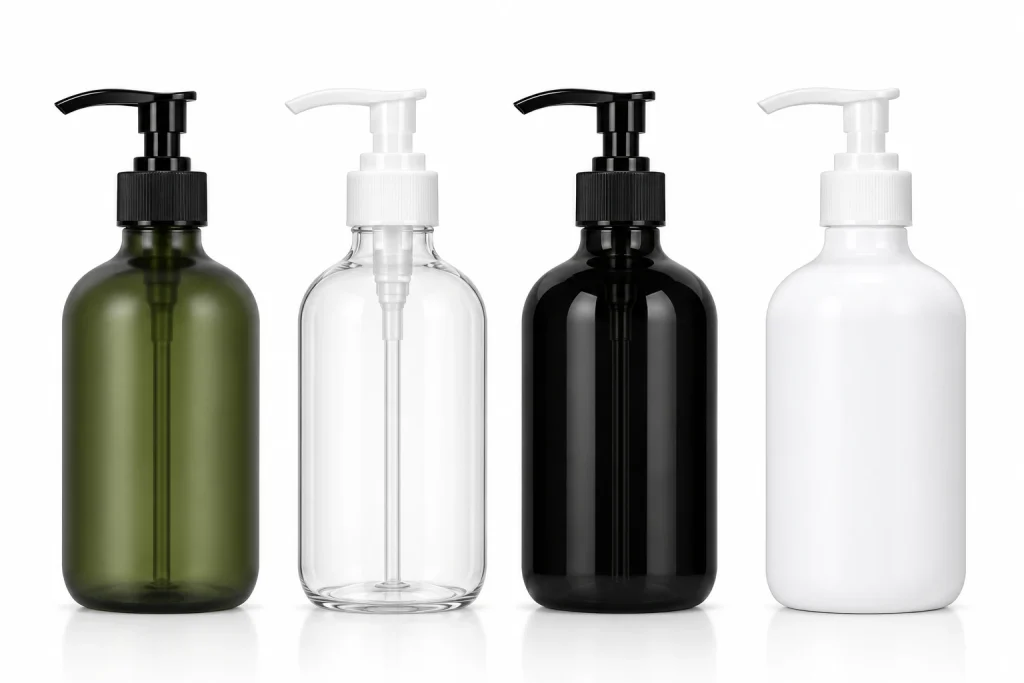 Luxury Round Shoulder Lotion Pump Bottle — LB016 — main product