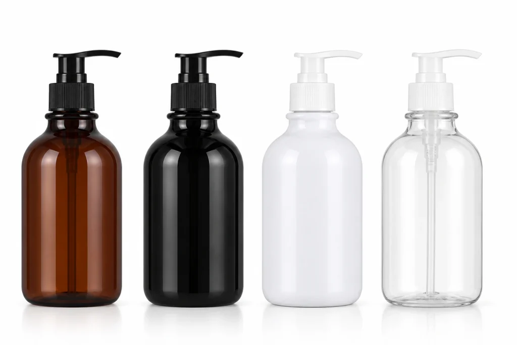Luxury Round Shoulder Lotion Pump Bottle — LB017 — main product