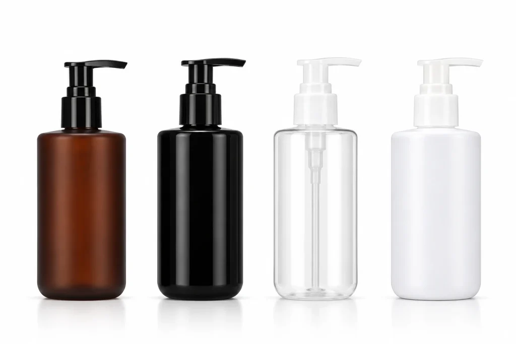 Luxury Round Shoulder Lotion Pump Bottle — LB020 — main product